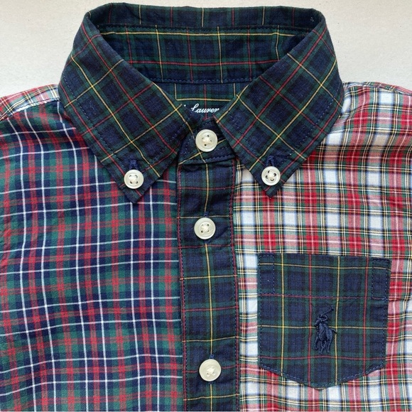 NWT Ralph Lauren Baby Plaid 100% Cotton Poplin Fun Coverall One Piece 9 Months - Picture 5 of 11